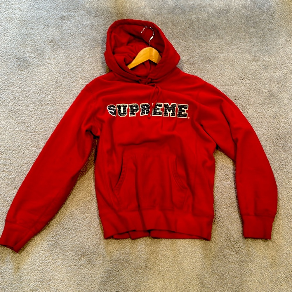 Original Supreme Large Logo Hoodie